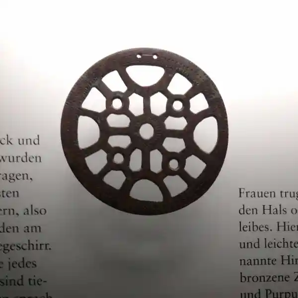 Cross-patterned Fertility Amulet